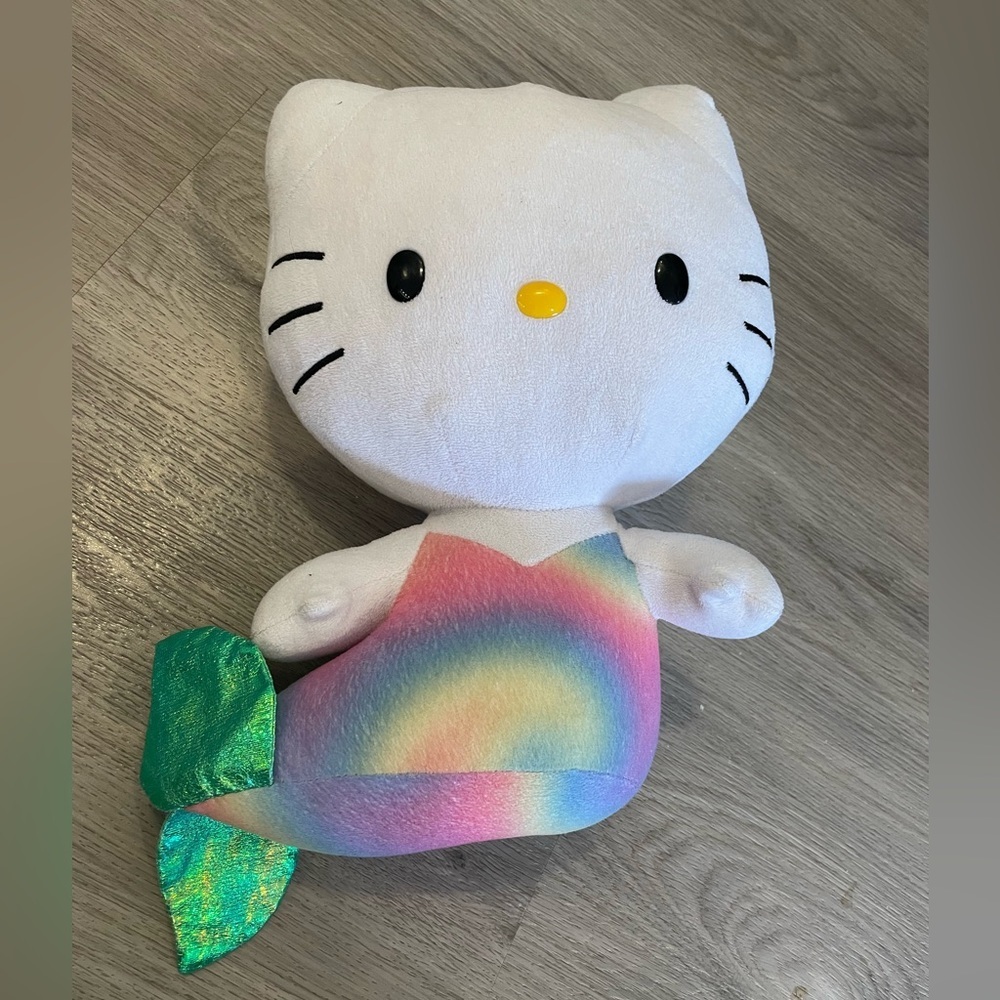 TY- Sanrio Hello Kitty Mermaid Plush Stuffed Toy 12”